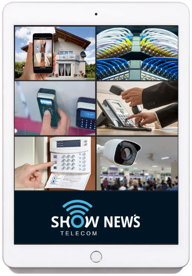 Ipad com imagens de soluções da Show News